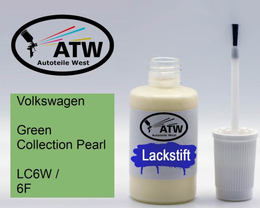 Volkswagen, Green Collection Pearl, LC6W / 6F: 20ml Lackstift, von ATW Autoteile West.